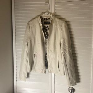 Off-white Faux leather jacket XL